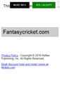 Mobile Screenshot of fantasycricket.com